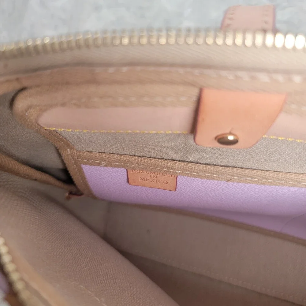 Dooney & Bourke Wakefield Pebbled Leather Tassel Tote Bag in Mauve